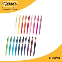 BIC 클릭골드 레드, 색상