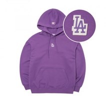 MLB 로고 베이직 오버핏 후드티 LA D.Lavender 3AHDB0114-07LDD