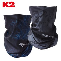 케이투 K2 베이직 멀티스카프 UV자외선 차단 아이스머플러 IUA21901, 블랙