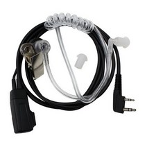 2핀 PTT MIC 헤드셋 Covert 어쿠스틱 튜브 이어폰 Kenwood Baofeng UV-5R BF-888S CB 라디오 액세서리, 한개옵션0