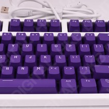 기계식 키보드용 키캡 보라색 OEM 프로필 높이 ABS 104 키 60% 68% 80% Anne Pro 2 GK61 SK61 PC 게이머 키보드, 단일모델명/품번