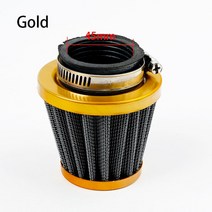 바이크 오토바이 에어 필터 35mm 42mm 범용 적합 50cc 110cc 125cc ATV 스쿠터 핏 더트 바이크용, 14 yellow  45mm