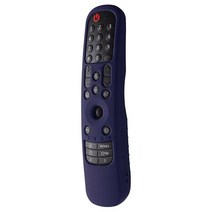 LG MR21GA MR21GC MR21N 스마트 TV 원격 제어 보호 케이스 충격 방지 내구성 실리콘 커버 다채로운 피부 쉘, 03 Black