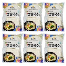 생칼국수면 2kg x 6개 (200g x 60개 / 60인분) 업소용 대용량 생면, 200g