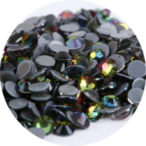 Ss10 ss12 ss16 핫 픽스 라인석 크리스탈 슈퍼 반짝이 납유리 직물 의류용 43 색상, [04] ss20  1440pcs, [19] Rainbow rose