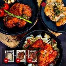 신세계푸드 순살 닭다리구이 10팩(소금구이4/마늘간장3/매콤3), 단품