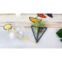 행잉플랜트 유리종 스테인드글라스 썬캐쳐