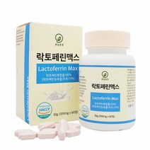 락토페린 맥스 장용성 초유 락토페린 모로오렌지 프리미엄정 효소 유산균 다이어트보조제 체지방감소 도움 고순도 프랑스산 락토페린농축물, 60정, 1개