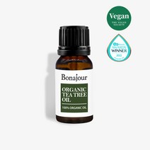 보나쥬르 비건 유기농 티트리오일 / 100% 원액 진정스팟 화장품 10ml, 1개