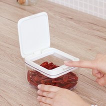 일본 마나 원터치 밀폐용기 소 / K764, 화이트[K764W]