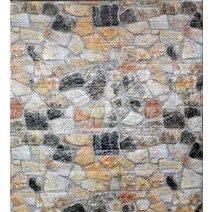 포스터거울 스티커 방수 벽돌, b1014, 70cmx77cm