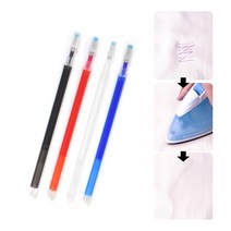 지워지는볼펜 초크펜 아이롱펜 열펜 자수펜 의류용 수선펜 재단선그리기, 3-열펜-검정