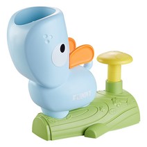 [순은클레이] 뿅뿅 캐치 플라잉 클레이 장난감 가족 친구 놀이 감각발달 완구, 블루
