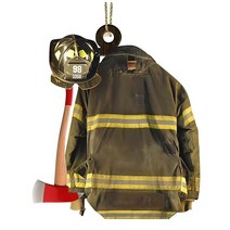 크리스마스소품 장식 크리스마스 트리 장식 소방관 유니폼 헬멧 나무 장식 경찰 군인 집, 03 G03