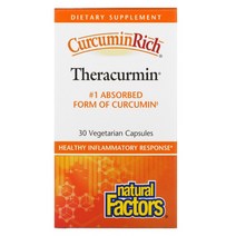 내추럴 팩터스 CurcuminRich Theracurmin 베지 캡슐 30정옵션확인필수, 120 개