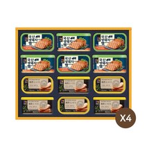 목우촌 국산 생돼지 햄+제주 돔베팸 맛있게 더 담은 4호 LG선물세트, 4개