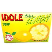 Idole 각질 제거 비누 레몬/미디엄 79.9g2.8온스 USA 미국, 79.9g
