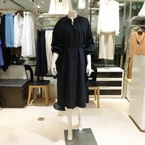 앙탈 차이나 퍼프소매 셔츠 여자원피스(M0019 6317)