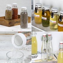 [실리쿡] 유리저장용기 모음, 선택:유리저장용기 오일병500ml 3개