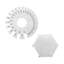 스테인레스 측정 도구 양면 와이어 게이지 두께 습식 필름 빗