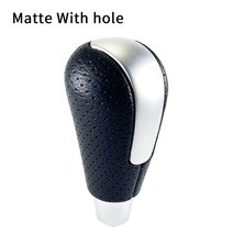 기어봉 Mazda 6 GG GH 8 CX-7 MX5 RX8 3 BK BL 용 자동 시프트 레버 노브 기어, Matte with hole