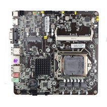ELSA-H61 미니 ITX 마더보드 LGA 1155 DDR3 지원 인텔 코어 i3/i5/i7 펜티엄 셀러론 CPU 게임용 PC 게이머