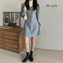 H스타일 (OP)야미핀탁원피스/21FW/겨울/하의
