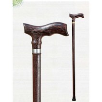 명아주지팡이 나무 수제 걷기보조기구 장수, 실버 - 길이 85cm 키161-165cm