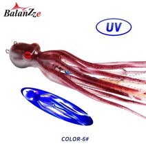 무늬오징어피규어 낚시 도구 액세서리 낚시미끼 Balanzze-오징어 지그 소프트 루어 60g 110g 200g 300g 야, 04 6_02 110g