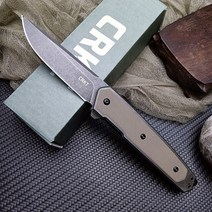 CRKT 7091 3802K 캠핑 나이프 야외 서바이벌 포켓 클립 자기 방어 도구 접이식 EDC 전술, 한개옵션0, 한개옵션0