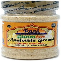 Rani Asafetida Gluten Free Ingredients (Hing) Ground 3.75oz (１06gms) ~ All Natural | Salt Free | Veg, 1