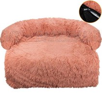 강아지고양이 하우스 대형 개 침대 소파 푹신한 애완 동물 집, Pink-zip+XL