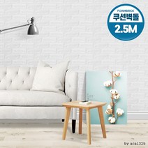보온 단열벽지 2.5M 갓머니 쿠션벽돌 폼블럭 3D폼브릭 시트지, 3D폼브릭 핑크 2.5M