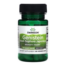 스완슨 소이프리 제니스테인 125mg 베지캡슐 60정 Swanson Soy-Free Genistein 125mg 60 Capsules, 1개