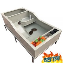 거북항 거북이 빌라 연못 상자 키우기, 화이트 거북이 150x75cm