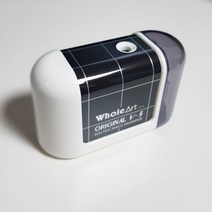 [624CONTAINER]ELM-V3 화이트 휴대용 전동 자동 홀아트 연필깎이포장훼손 반품불가, ★단일상품, ★단일상품