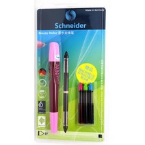슈나이더 브리즈 컬러 젤 펜 5 개 리필 세트 볼펜 학교 문구 용품 학생 쓰기, 03 Pink-EF