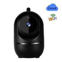 문앞cctv 실내외 스마트 IP 카메라 1080P 무선 클라우드 와이파이 카메라 스마트 자동 추적 인간의 홈 보안 감시 CCTV 네트워크 베이비 모니터 홈cctv, 1080P 검정, 협력사, 영국 플러그