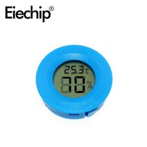 온도 습도 센서 보일러 온수매트 부품 스위치 NTC 컨트롤러 케이블 Sensor de Temperatura Mini Digital 온도계 LCD module Pet 습도계 냉동고, 블루