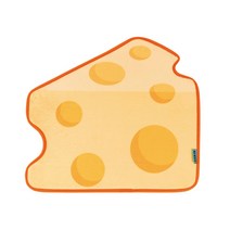 치즈케이크 고양이 잠자리 매트 강아지패드 미끄럼방지카페트, 56x60cm, 치즈 케이크