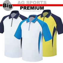 SSW613963 빅사이즈티 A 남성 티 단체티 카라티 지퍼 MC304 기능성 골프티 남성용