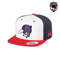 최훈의 야구친구 스냅백 야구모자 야구장 직관모자 야구장패션 ( 곰돌이투구 )