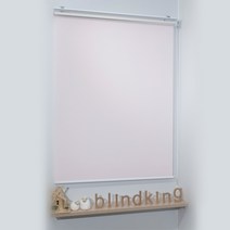 도담블라인드 양면 암막 방염롤스크린 핑크 가로 90 cm