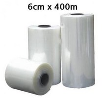 PVC 원통형 수축비닐 0.03mm 6cm x 400m 1롤, 상세페이지 참조