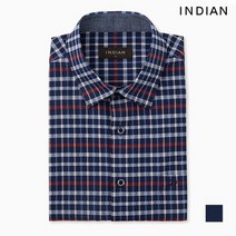[인디안] [INDIAN] 멀티체크 반팔 셔츠_MITNSWM3241