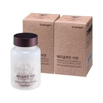 데일리라이트 독일산 효모 베타글루칸 아연 120정 2개, 상세페이지참조