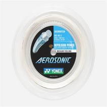 요넥스 배드민턴 스트링 거트 AEROSONIC 에어로소닉 200M, 화이트