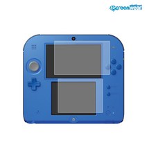 닌텐도 2DS 고투명 액정보호 필름 2매 (상/하), 고투명(상+하)