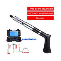 네일건 콘크리트 벽 앵커 와이어 홈을 파기 위한 미니 네일 건 리벳 도구 전원 소음기, 1개