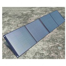 접이식 태양광 충전 패널 캠핑 차지 솔라 판넬 휴대용, 지원되는200W검정색4단모델